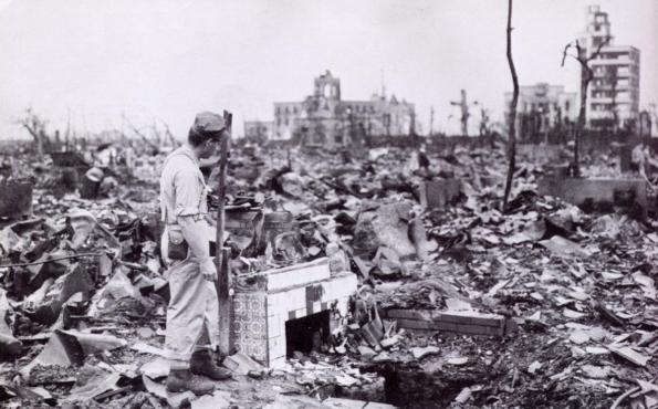 Hiroxima após o ataque americano 